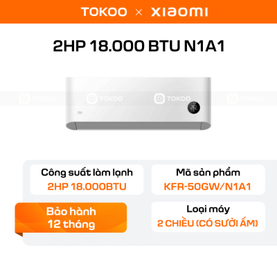 Điều Hoà Xiaomi 18000 BTU 2HP KFR-50GW/N1A1