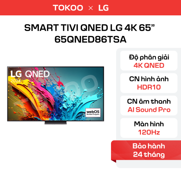 Smart Tivi QNED LG 4K 65 inch 65QNED86TSA