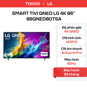 Smart Tivi QNED LG 4K 86 inch 86QNED80TSA