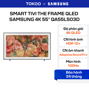 Smart Tivi Khung Tranh The Frame QLED Samsung 4K 55 inch QA55LS03D