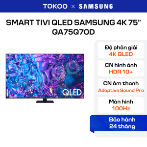 Smart Tivi QLED Samsung 4K 75 inch QA75Q70D
