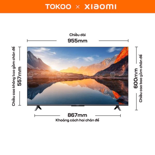Tivi Xiaomi A 43 FHD 2025 (Giá đã bao gồm thuế giá trị gia tăng và gói dịch vụ 2 năm bảo hành) - Hình ảnh 2