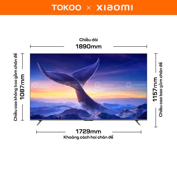 Tivi Xiaomi Redmi Max 85 2025 Series màn hình 4K 144Hz 3GB RAM và 64GB Wi-Fi 6 Bluetooth 5.2 - Hình ảnh 2