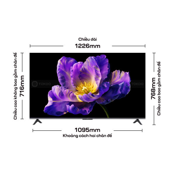Tivi Xiaomi S55 Mini LED 55 inch – Tần số 240 Hz, bù chuyển động MEMC - Hình ảnh 2