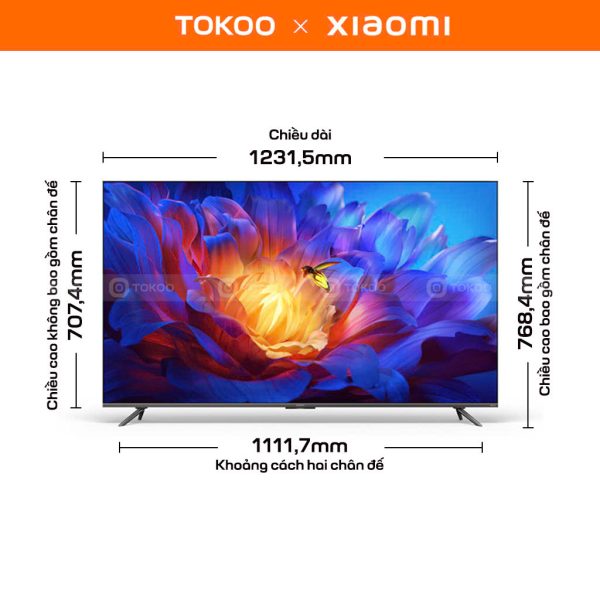 Tivi Xiaomi ES Pro 55 inch RAM3GB/32GB/120HZ/MEMC - Hình ảnh 2