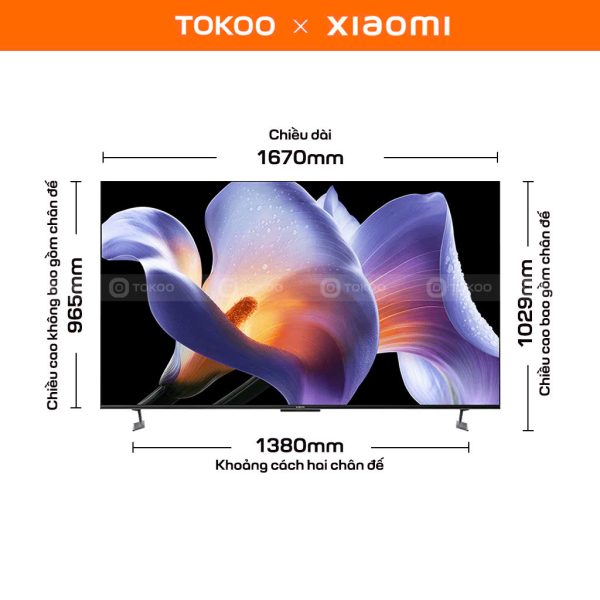 Tivi Xiaomi S Pro 75 Mini LED 2025 Series Màn hình 240Hz 3200nits L75MB-SP - Hình ảnh 2