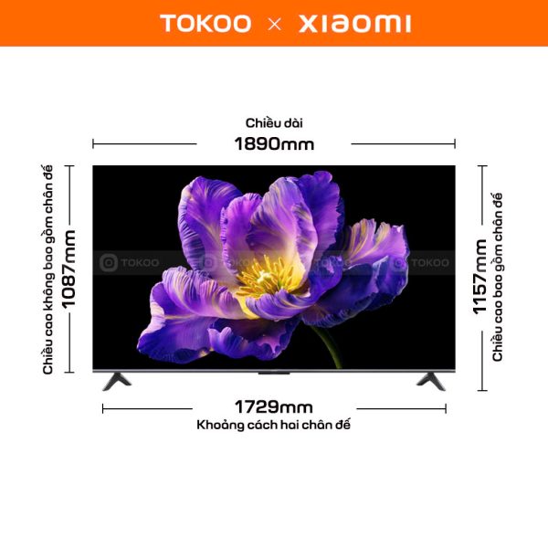 Tivi Xiaomi S85 Mini LED 85 inch – Tần số 240 Hz, màn hình 4K, bù chuyển động MEMC - Hình ảnh 2