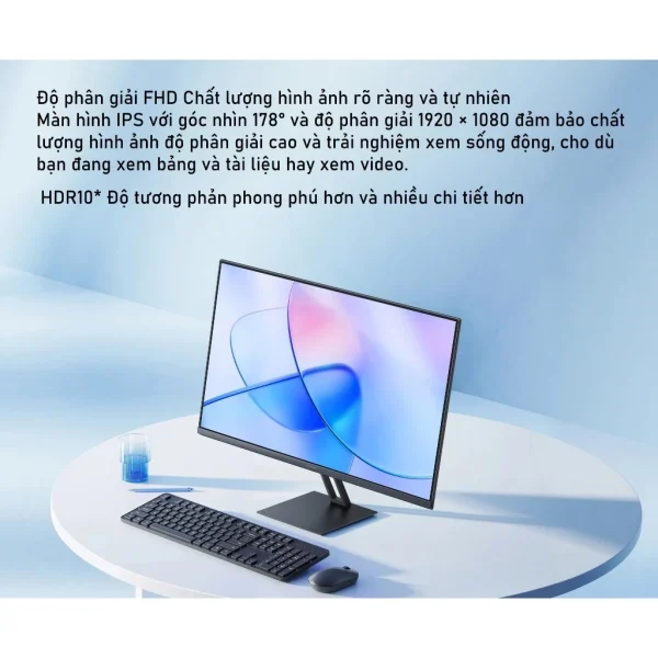 Màn Hình Máy Tính PC Xiaomi Monitor A27i 27inch Tấm Nền LCD IPS-Tần Số Quét 100Hz-Bảo Hành 36 Tháng