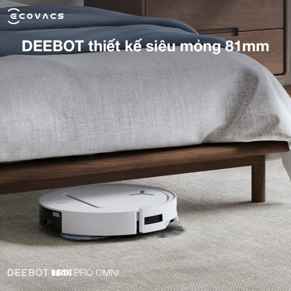 Robot hút bụi lau nhà Ecovacs Deebot T50 Pro OMNI - Hình ảnh 8