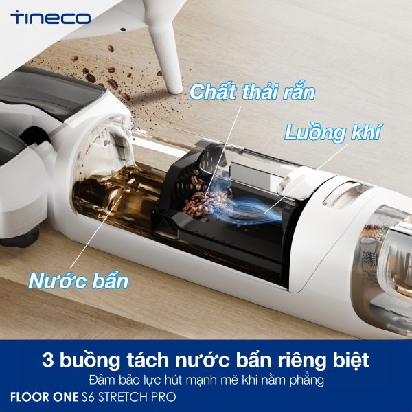 Máy lau nhà khô ướt cầm tay Tineco Floor One S6 Stretch Pro - Hình ảnh 15