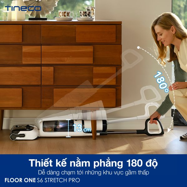 Máy lau nhà khô ướt cầm tay Tineco Floor One S6 Stretch Pro - Hình ảnh 16