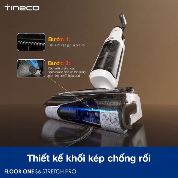 Máy lau nhà khô ướt cầm tay Tineco Floor One S6 Stretch Pro - Hình ảnh 17