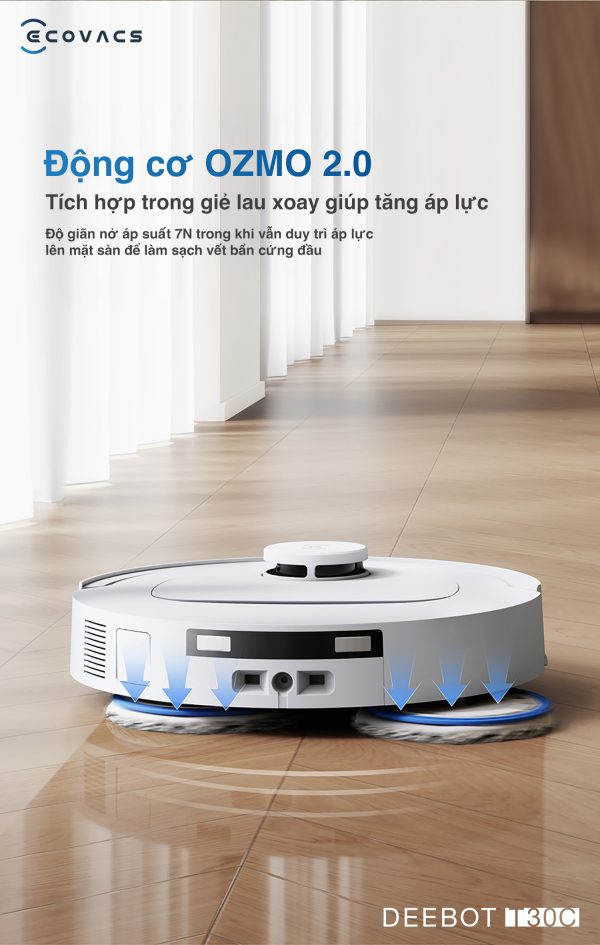 Robot hút bụi lau nhà Ecovacs Deebot T30C - Hình ảnh 17