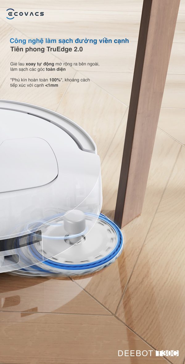 Robot hút bụi lau nhà Ecovacs Deebot T30C - Hình ảnh 18