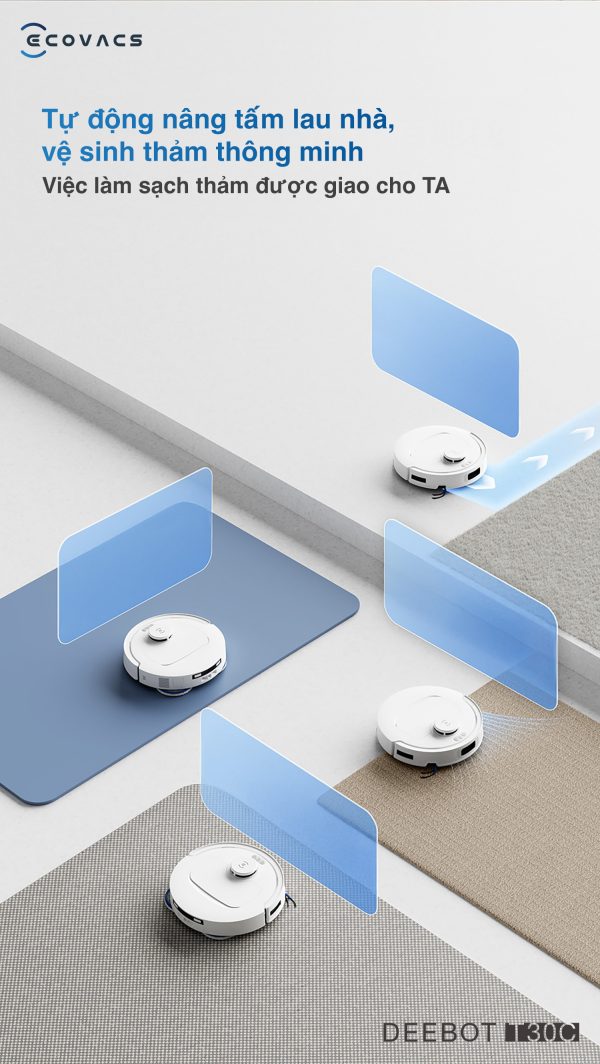 Robot hút bụi lau nhà Ecovacs Deebot T30C - Hình ảnh 19