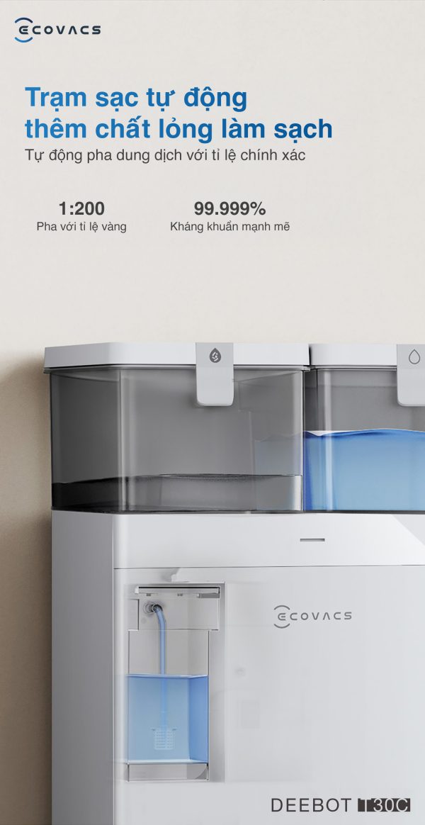 Robot hút bụi lau nhà Ecovacs Deebot T30C - Hình ảnh 22