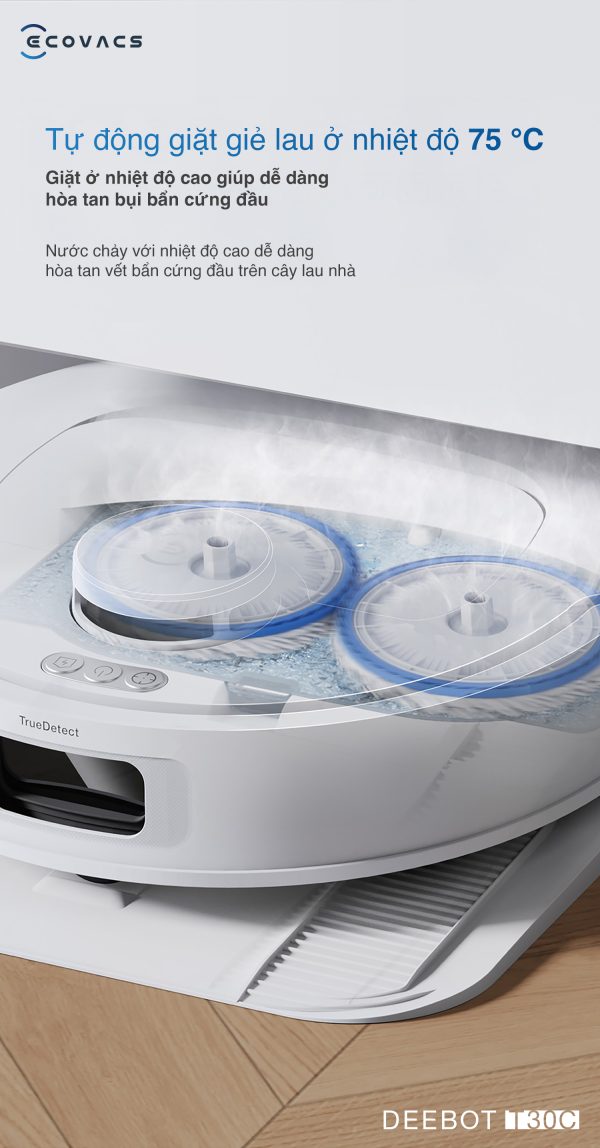 Robot hút bụi lau nhà Ecovacs Deebot T30C - Hình ảnh 23