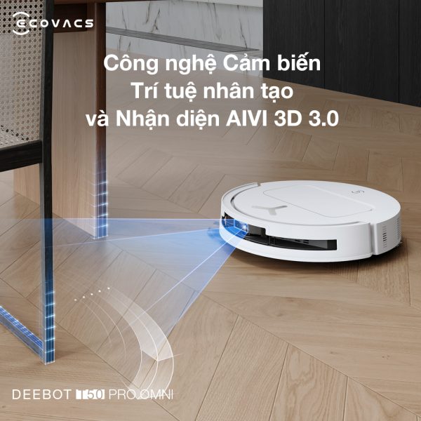 Robot hút bụi lau nhà Ecovacs Deebot T50 Pro OMNI - Hình ảnh 10