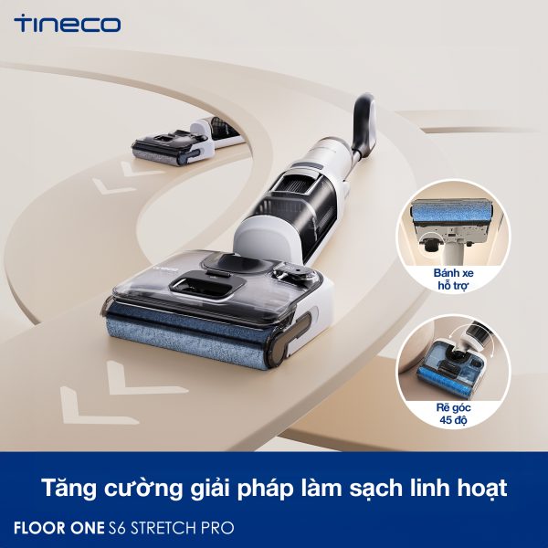 Máy lau nhà khô ướt cầm tay Tineco Floor One S6 Stretch Pro - Hình ảnh 8