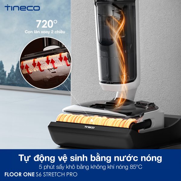Máy lau nhà khô ướt cầm tay Tineco Floor One S6 Stretch Pro - Hình ảnh 13