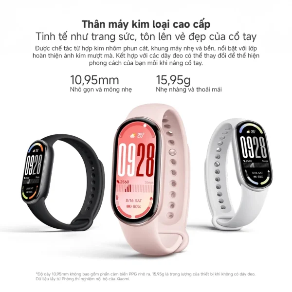 Vòng Đeo Tay Thông Minh Xiaomi Mi band 10 Theo Dõi Sức Khỏe, Bản Quốc Tế - Hình ảnh 5