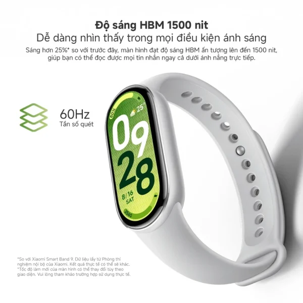 Vòng Đeo Tay Thông Minh Xiaomi Mi band 10 Theo Dõi Sức Khỏe, Bản Quốc Tế - Hình ảnh 4