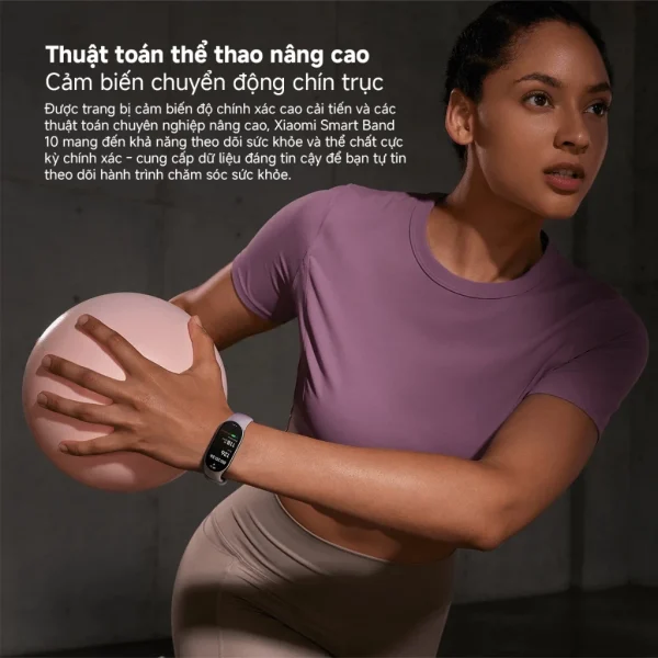 Vòng Đeo Tay Thông Minh Xiaomi Mi band 10 Theo Dõi Sức Khỏe, Bản Quốc Tế - Hình ảnh 6