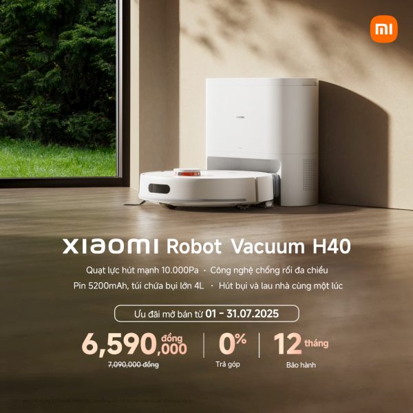 Robot hút bụi Xiaomi Vacuum H40