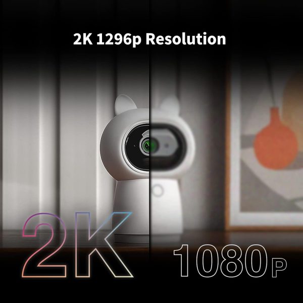 Camera Aqara Hub G3 2K Security Indoor, Nhận dạng khuôn mặt và cử chỉ AI, Điều khiển từ xa hồng ngoại, Góc xem 360° thông qua chế độ xoay ngang và nghiêng, Tương thích với Alexa, HomeKit Secure Video, Google Assistant, IFTTT - Hình ảnh 3