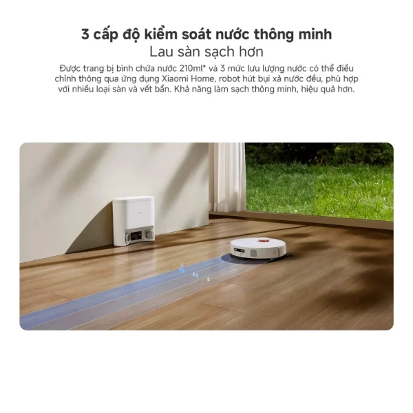 Robot hút bụi Xiaomi Vacuum H40, lau sàn 2 trong 1, Lực Hút Mạnh 10000Pa - Bản Quốc Tế - Hình ảnh 3