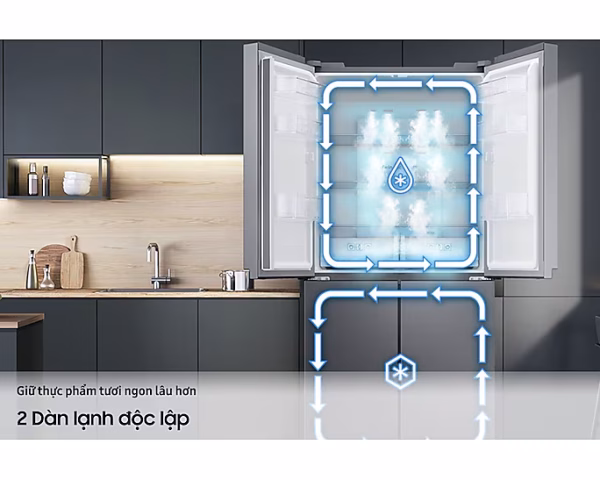 Tủ lạnh Samsung RF48A4010B4/SV