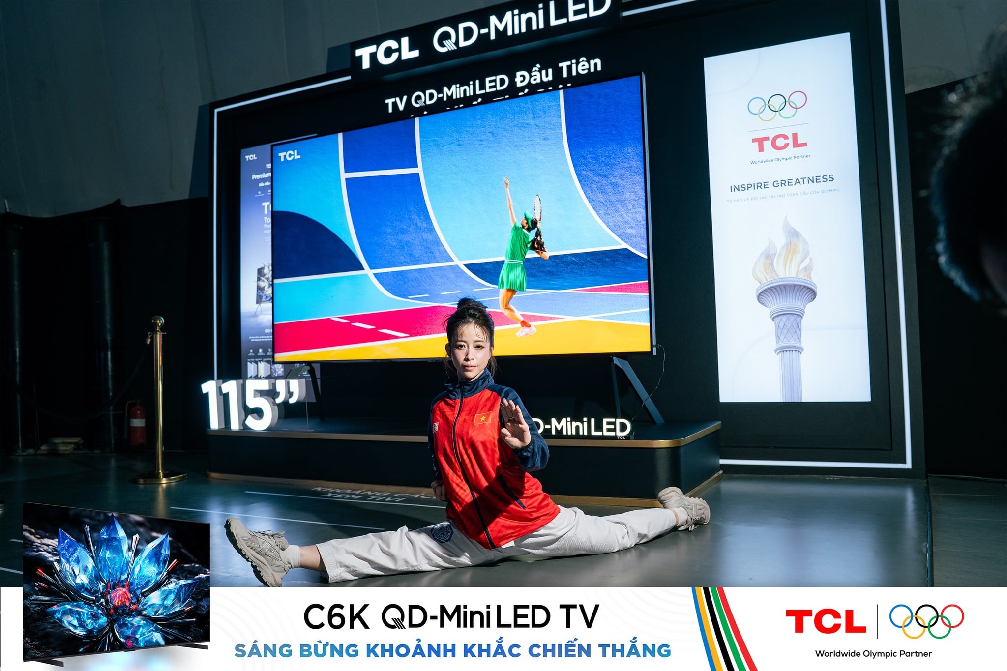 Google Tivi QD-Mini LED TCL AI 4K 65 inch 65C6KS