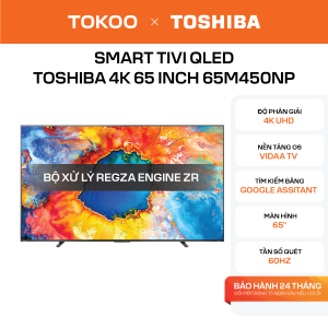 Smart Tivi QLED Toshiba 4K 65 inch 65M450NP