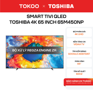 Smart Tivi QLED Toshiba 4K 65 inch 65M450NP