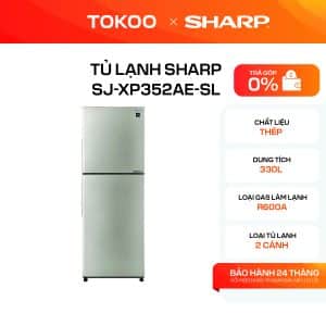 TỦ LẠNH SHARP SJ-XP352AE-SL