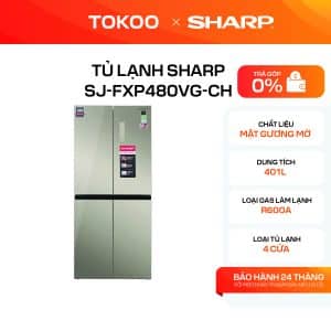 TỦ LẠNH SHARP SJ-FXP480VG-CH