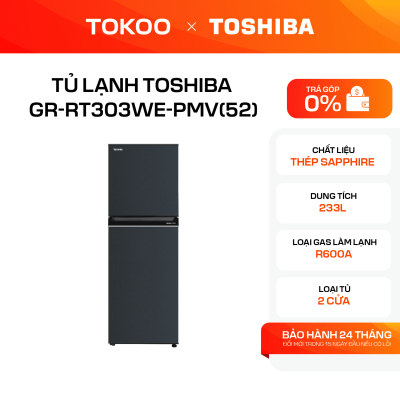 Tủ lạnh Toshiba Inverter 233 lít GR-RT303WE-PMV(52)