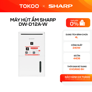 Máy hút ẩm Sharp DW-D12A-W