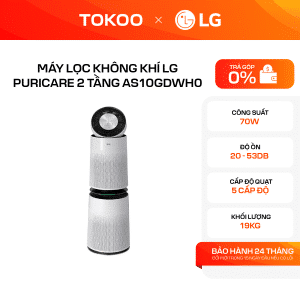 Máy lọc không khí LG Puricare 2 tầng AS10GDWH0