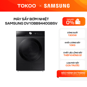 Máy sấy bơm nhiệt Samsung 10 Kg DV10BB9440GBSV
