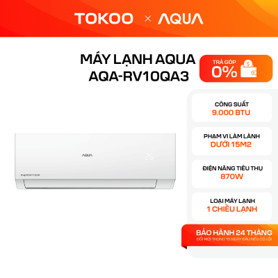 Máy lạnh Aqua Inverter 1.0 HP AQA-RV10QA3