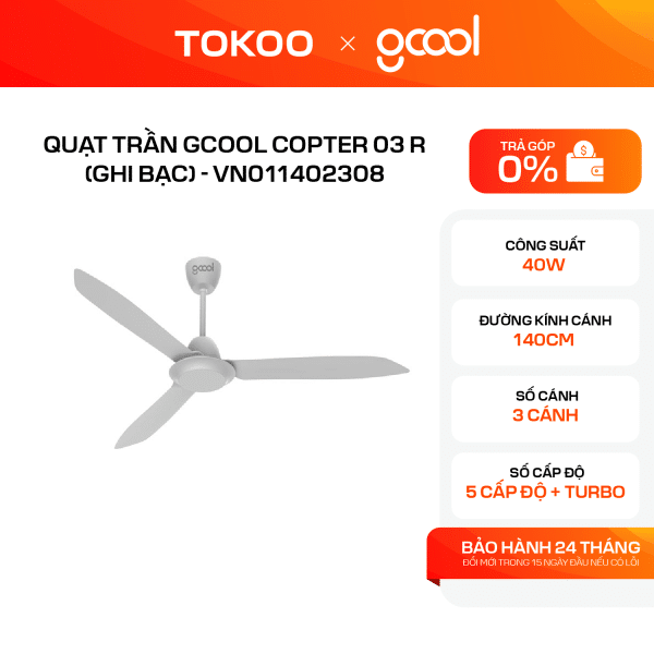 Quạt trần GCool Copter 03 R VN011402308