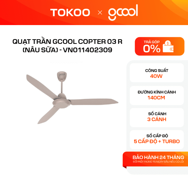 Quạt trần GCool Copter 03 R VN011402309