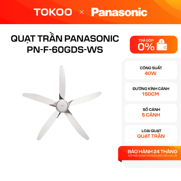 Quạt trần Panasonic PN-F-60GDS-WS