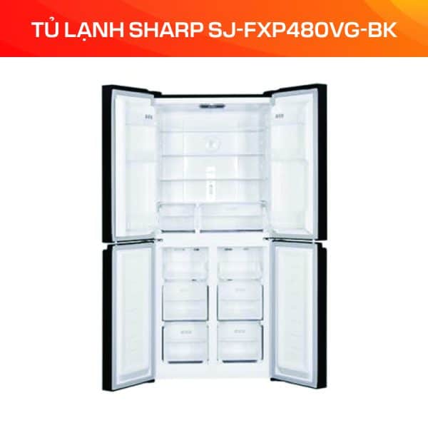 TỦ LẠNH SHARP SJ-FXP480VG-BK - Ảnh 2
