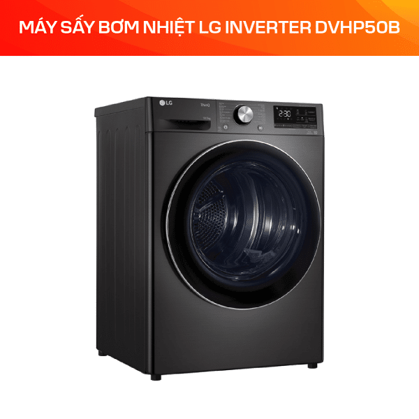 Máy sấy bơm nhiệt LG Inverter 10.5 kg DVHP50B - Ảnh 3