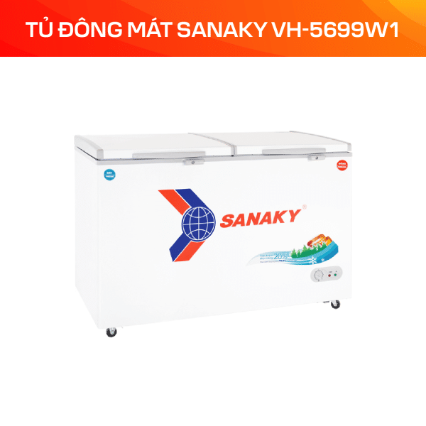 Tủ Đông Mát Sanaky 365 lít VH-5699W1 - Ảnh 3