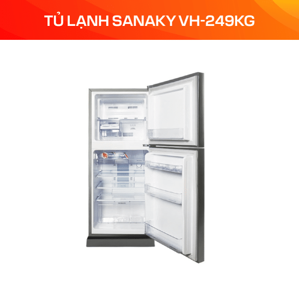 Tủ lạnh Sanaky Inverter 226 lít VH-249KG - Ảnh 3