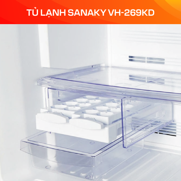 Tủ lạnh Sanaky Inverter 246 lít VH-269KD - Ảnh 3