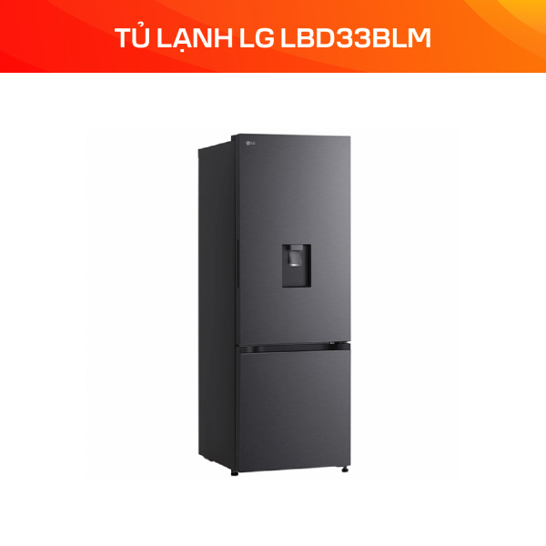 Tủ lạnh LG Inverter 332 lít LBD33BLM - Ảnh 3